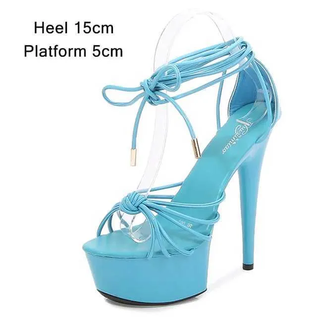 Scarpe eleganti Shuzumiao scarpe da sposa sposa 15 17 CM Tacchi alti Sandali con plateau sexy Scarpe da ragazza per feste Club Pole Dancing brillare Donne H240321T4H8WHN7