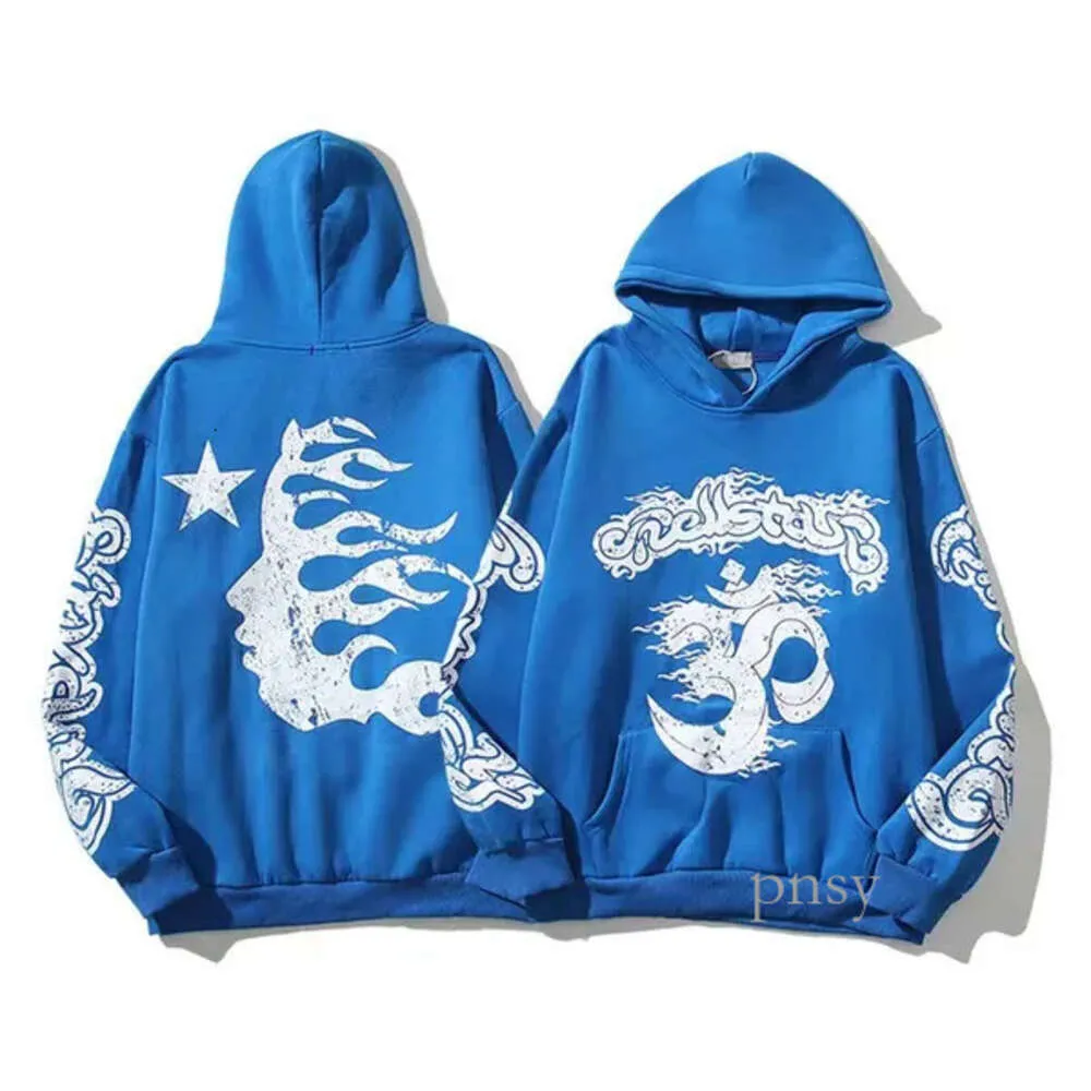 トップス Hellstar Studios embroidery Hoodie Hellstar Designer Hoodie Hoodies Hoody Black Blue Pullover