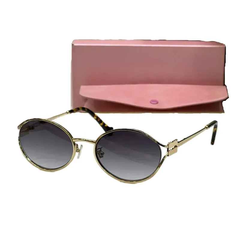 Óculos de sol vintage para mulheres designer miu pequeno redondo mulher óculos popular moda occhiali da sole óculos homem de alta qualidade ga0122 B4