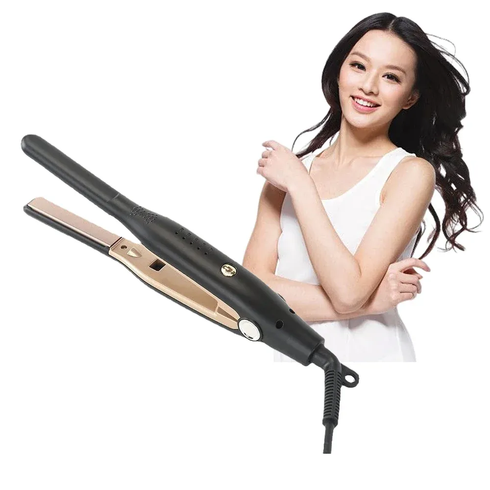 Irons Hair Posterner Ceramic Professional 2 w 1 mini wąskie małe płaskie rurler