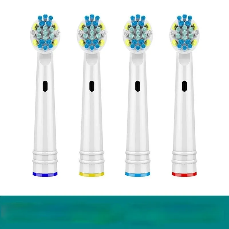 Têtes de brosse de rechange pour brosse à dents électrique, 4 pièces, pour poils sensibles