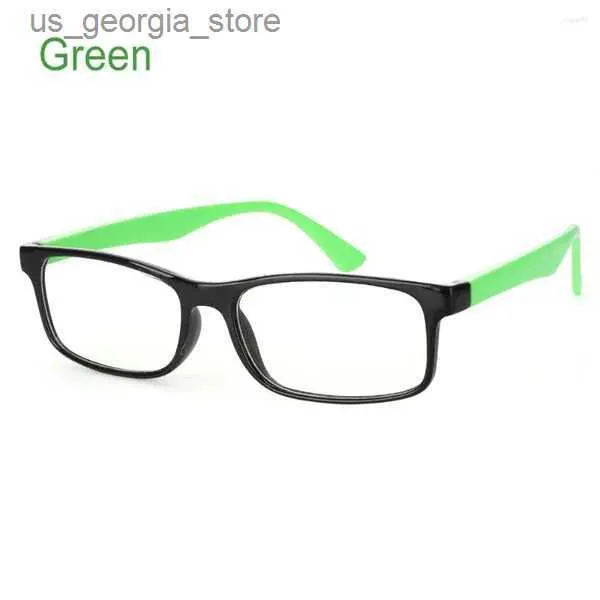 Sunglasses Sunglasses Unisex Anti Blue Rays Radiation Glasses Computer Goggles Anti-UV UV400 Flat Mirror Eyeglasses Y240320