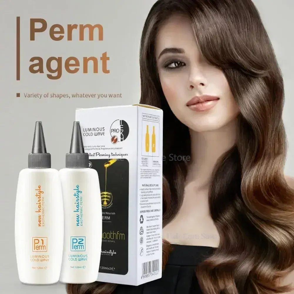 Texturizers Hair Perms & Texturizers Liquid Organic Digital Permanent Wave Curl Curly Perm Cream Liquid Cold Wave Solution for Resistant