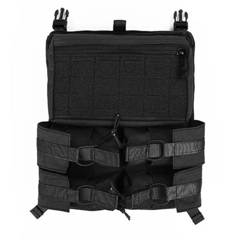 Bags Emerson Lightweight Banger Back Panel Loop Hoop Molle Pouch Bag For Tactical 420 Vest Plate Carrier Airsoft Hunting Nylon