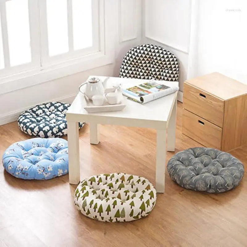 Almohada Tatami redondo Fussens Woondecoratie engrosamiento Poduszki Dekoracyjne Almofadas Para sofá silla de oficina