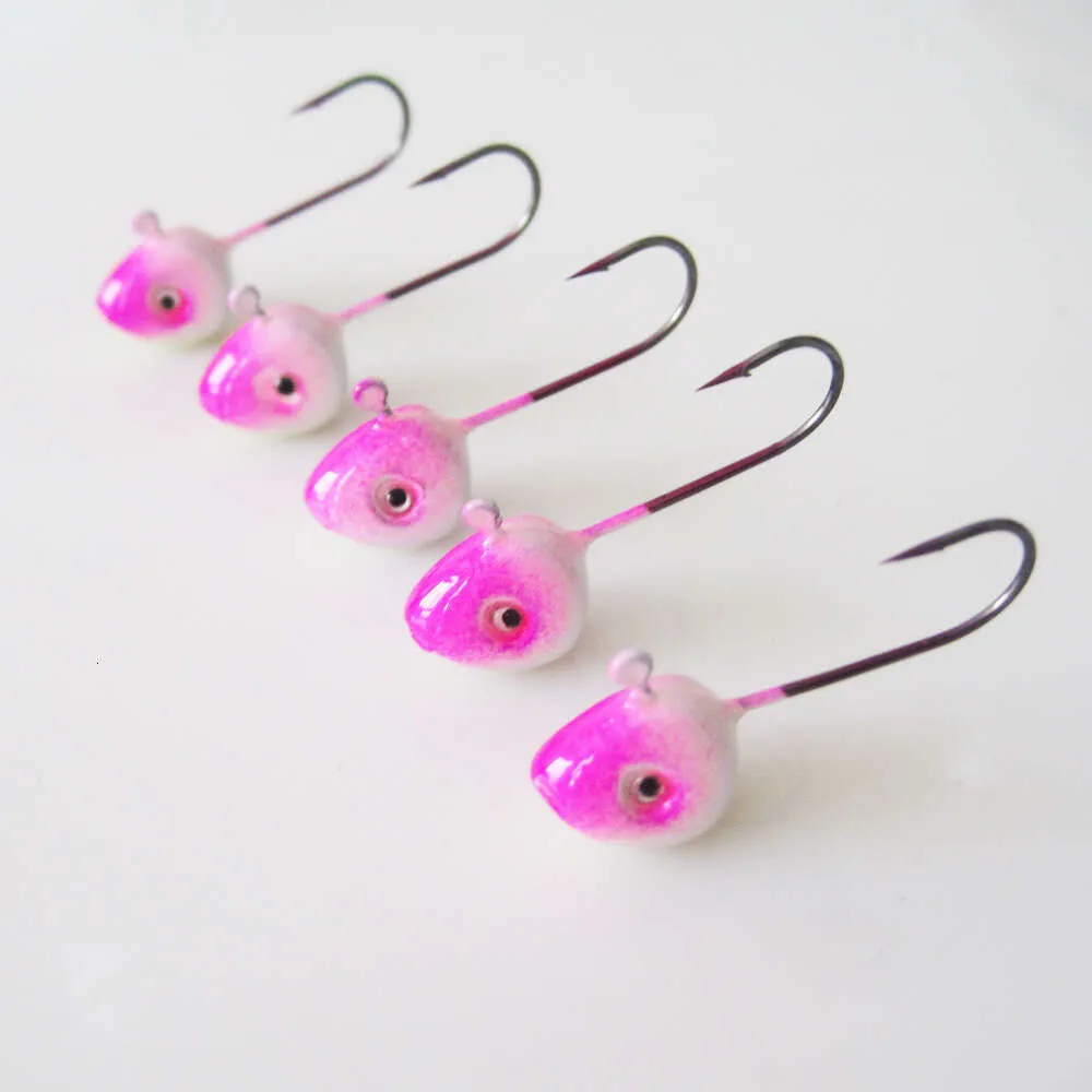 Hot Selling Mini Lead 0.5/1/2/3/5G Head Insect Soft Bait Fish Shaped Road Sub Hook 975726