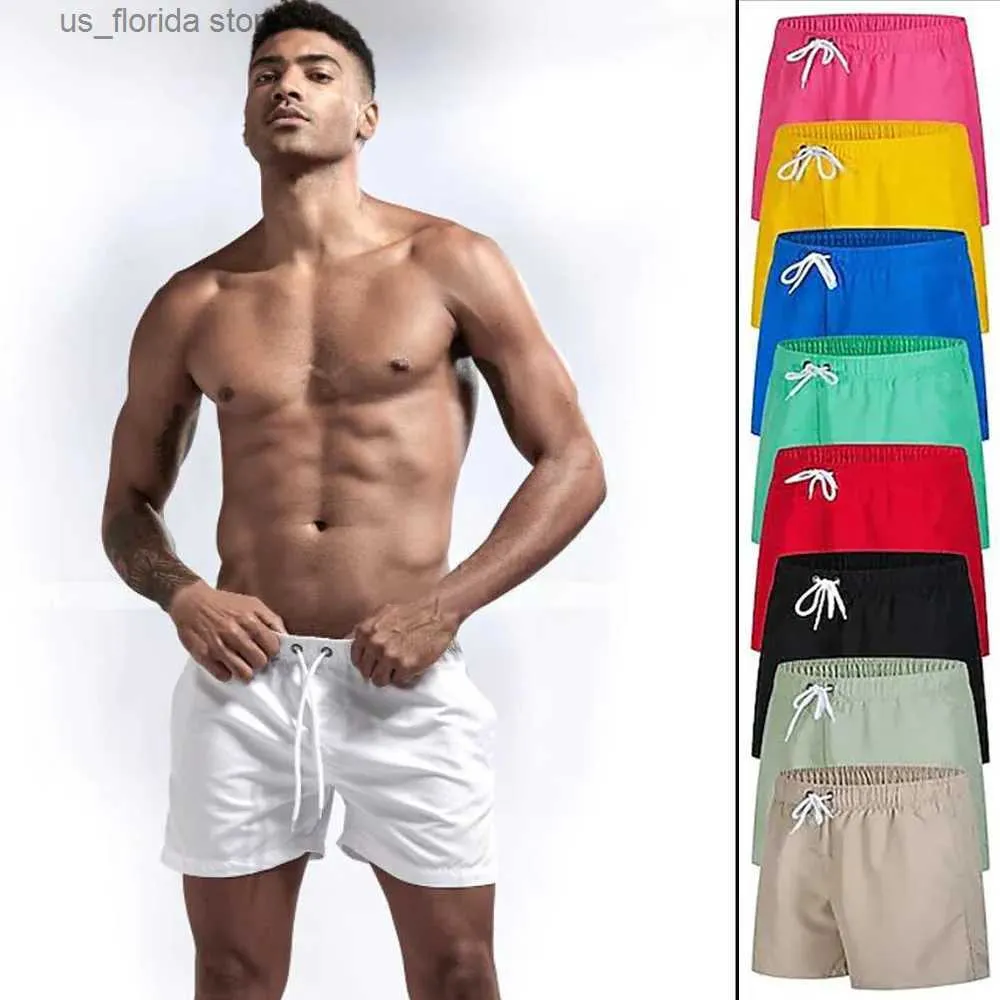 Herenshorts Zomer heren strandshorts zwemshorts sneldrogende zwemsurfplankshorts Y240320