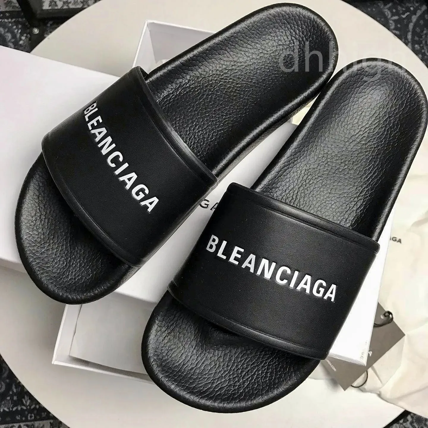 10A BB Designer gumowa gumowa SPIPPER FLIP FLOP FLOP FLOP Women Men Men Flat Obcowanie Tazz Kapcie na plażę Slajd Luksusowe swobodne butowe suwaki skórzane Sandały Rozmiar: 35-46