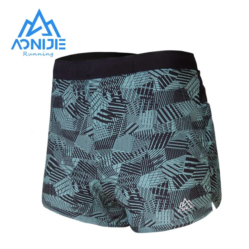 Shorts AONIJIE FM5151 Man Male Outdoor Sports Quick Drying Shorts Athletic Trunks Short Pants For Running Soccer High Jump Gym Marathon