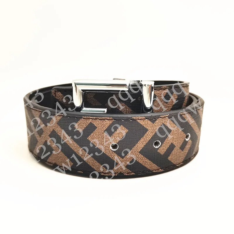 riemen voor mannen designer riem voor vrouwen 4,0 cm brede riem bb simon riem letterprint geweldige kwaliteit leer dubbele F letter gesp merk luxe goede man riemen