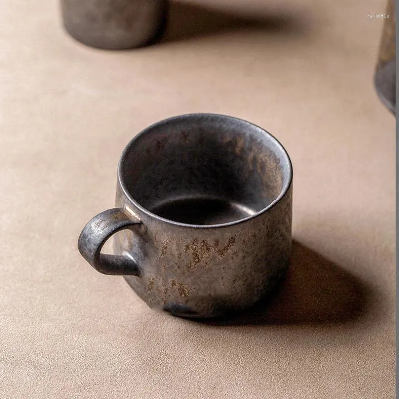 コーヒーポットパーソナライズされたギフトエスプレッソカップセラミックマグティーウェアカフェ旅行コーヒーカップドリンクウェアギフト磁器ビンテージ