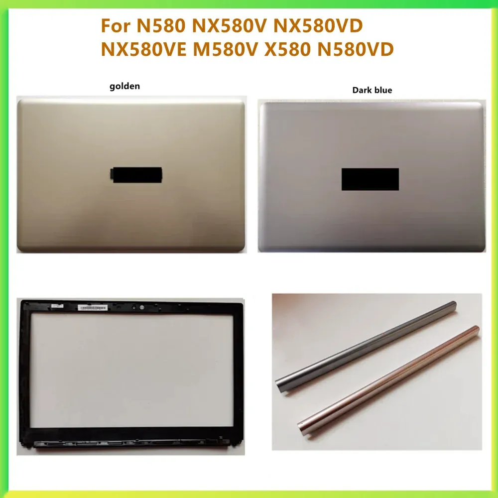 Laptop LCD tylna obudowa obudowy ramki przedniej ramki dla ASUS N580 NX580V NX580VD NX580VE M580V X580 N580VD Shell 240307