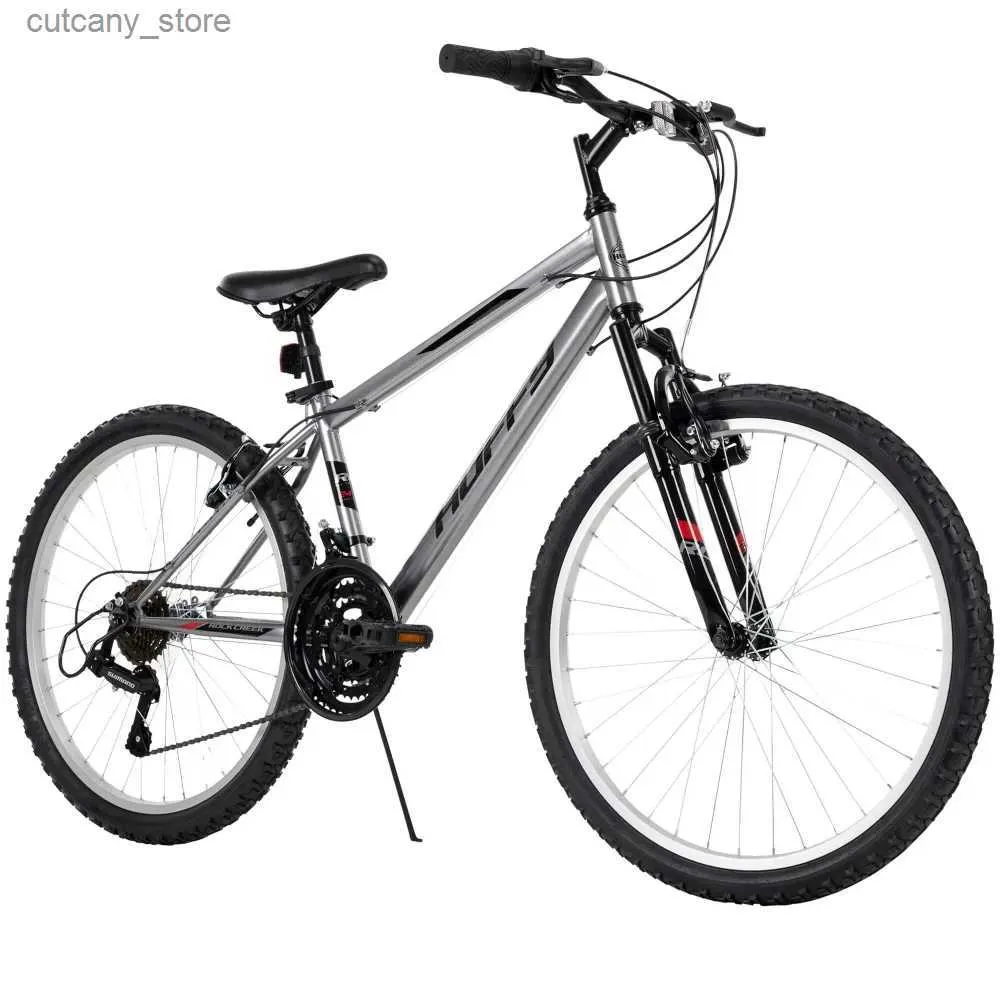 DHgate 24 Huffy Rock Creek Boys Mountain Bike 21 Speed Front Suspension All Terrain Tires Toys Gifts