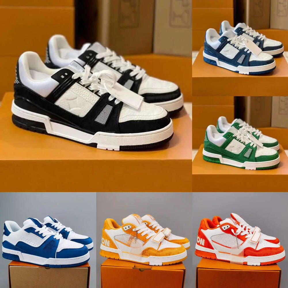 Heren Trainer Sneaker Mode Dames Leer Veters Platformzool Sneakers Laect Wit Zwart Hardloopschoenen Heren Basketbalschoen Dames Luxe Fluweel Suède