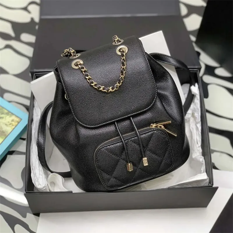 10A Original quality woman school bag Backpack 22B 20cm luxury designer bags genuine leather shoulder bag With box C137