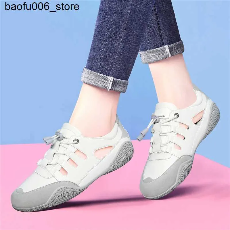 Casual Shoes Outdoor Sandals New Sports Shoes Travel Soft Sole Leisure Apartment Running Shoes Thick Sole Leisure Classic Retro Breathable Shoes Q240320