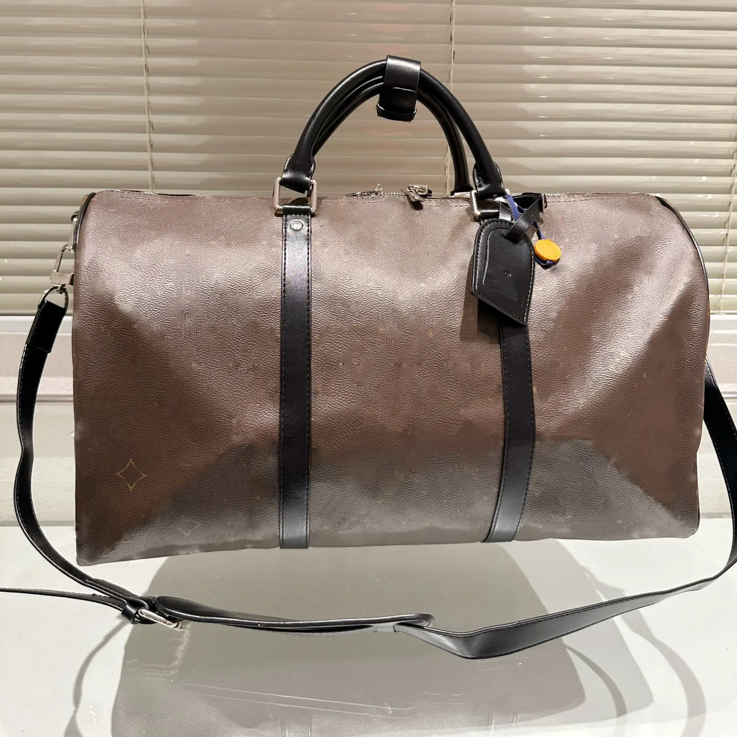 Keepall 50 heren reistas Designer crossbodytas met grote capaciteit Hoge kwaliteit canvas lederen handtas Enkele schoudertas Weekendtas