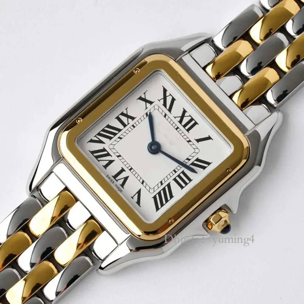Paar Horloge Zijn en Haar Rechthoekige Horloges voor Vrouwen Diamant 316 Roestvrij Staal Kristal Vierkant Horloge Saffier Waterdicht Waterbestendig