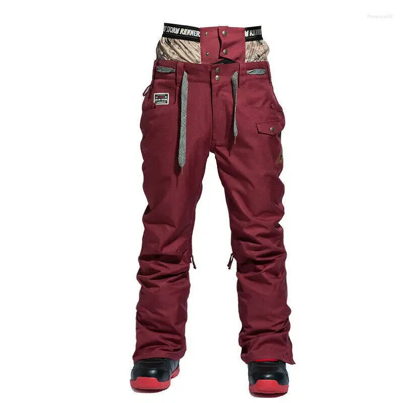 Pantalons pour hommes Mans hiver manteau extérieur imperméable veste de costume de ski vêtements de snowboard