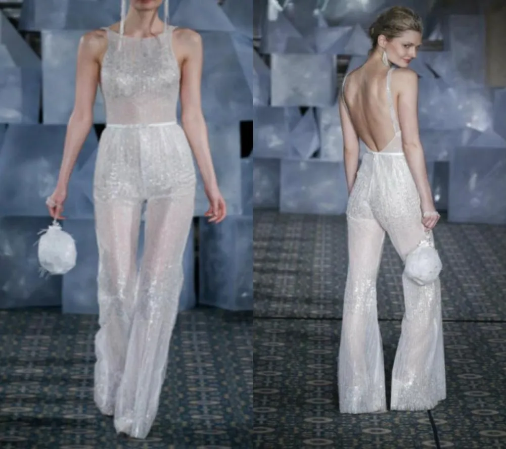 2019 Mira Zwillinger Prom Dresses Fashion Bemsuit Illusion Sexy عجزات الترتر عاريات سهرة مخصصة صنعت مناسبة خاصة 6440296