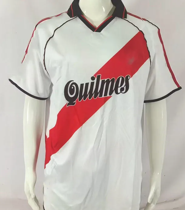 2000 2001 Retro Soccer Jerseys Almeya Ortega Francescoli Vintage Classic 1986 Football Shirt Kits Vintage Maillots de Foot Jersey 95/96