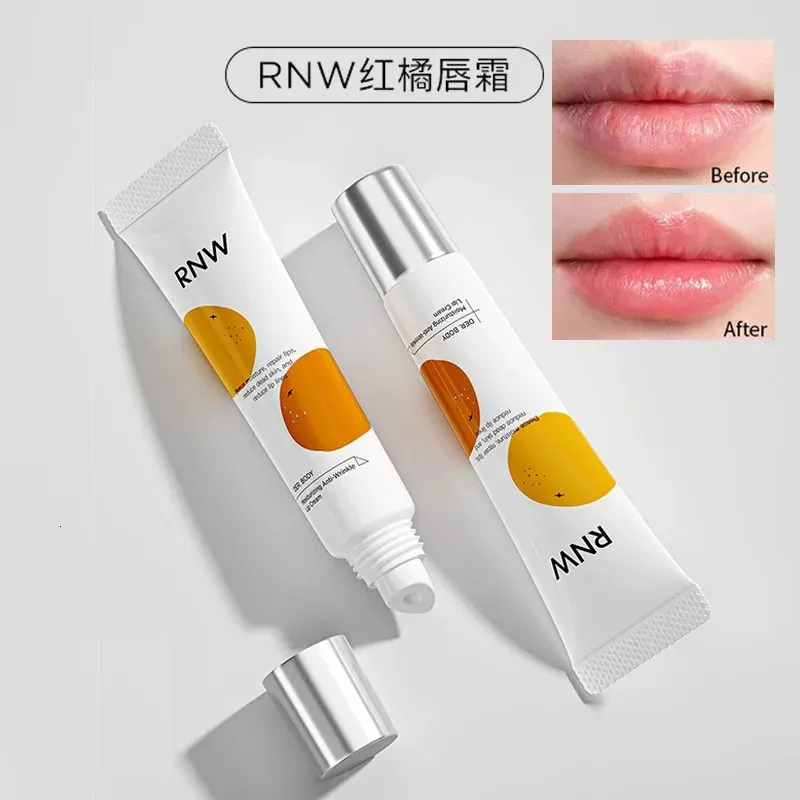 RNW Lip Cream Balm fuktgivande mask Ljuslinjer Anti åldrande antidrying Hydration Care Lipstick Winter Makeup 240313