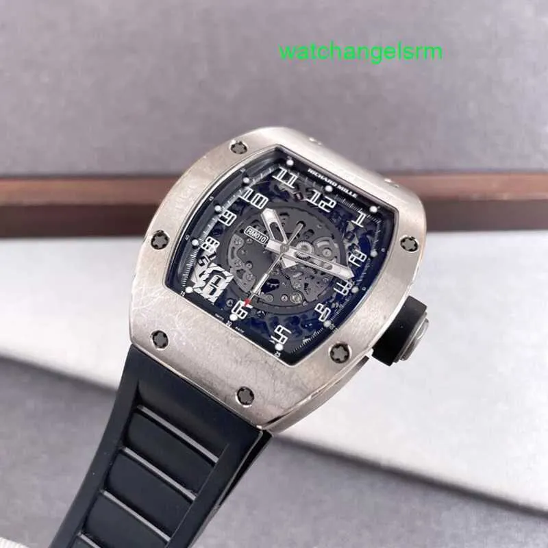 RM Watch Movement Watch Belle montre RM010 Série pour hommes RM010 Alliage de titane Mode pour hommes Loisirs Sports S Montre-bracelet mécanique manuelle