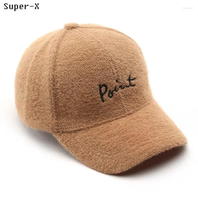 Ball Caps Damen Baseballmütze Plüsch Dicke Warme Winter Für Mann 2024 Trendy Buchstaben Stickerei Hüte Frauen