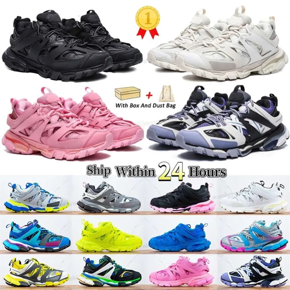 Fabrycznie bezpośrednia sprzedaż Buty Casual Track 3.0 Tess S Sneakers Paris Men Projektanci Kobiety Triple Białe Czarne różowe szare beżowe pomarańczowe niebieskie ścieżki platformy 3 18SS Sport Sneaker