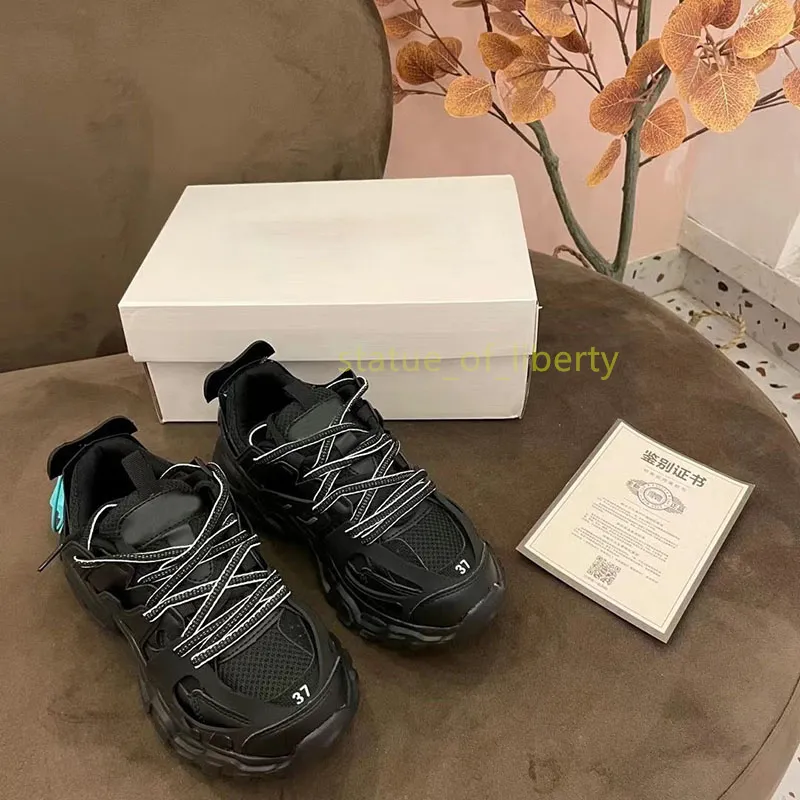 Triple S Track 3.0 Damen Luxus-Freizeitschuhe Grau Orange Grün Schwarz Shiragiku Weiß Rosa Blau Größe 36-45 Herren Paris Sneakers Schuh 36-45 v7