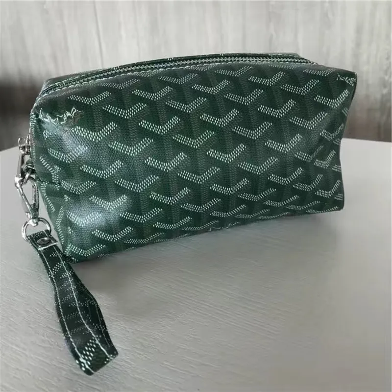 Makeup Bag designer väska lyx toalettartiklar lapptäcke grafisk design väska material läder väskor mode casual stil kosmetisk väska mångsidig populär stil väska