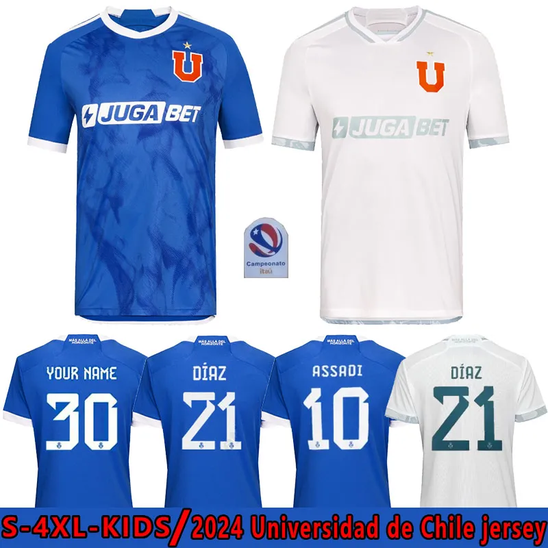 24 25 maillots de football de l'Université du Chili FERNANDEZ M.GONZALEZ 2024 2025 La U Universidad de Chile maillot de football hommes kit enfants
