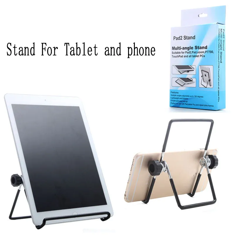 حامل اللوح المعدني العالمي لـ iPad Sam-Sung Holder Tablet Stand Mount Table Desk Thanks Fancial Phone for iPhone Xiaomi