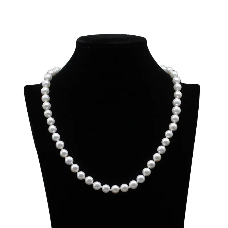 Zhen Bei Zhu Necklace White Bei Zhu Necklace Fashionable DIY Handmade Bead String Necklace 230403