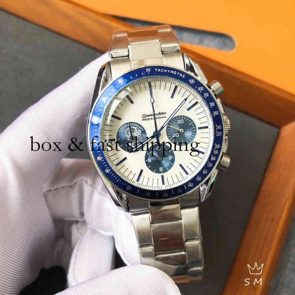 Chronograph SUPERCLONE Watch g Watches Wristwatch Luxury Fashion Designer a o m e European Steel Band Six Pin Trend Simple montredelu 547