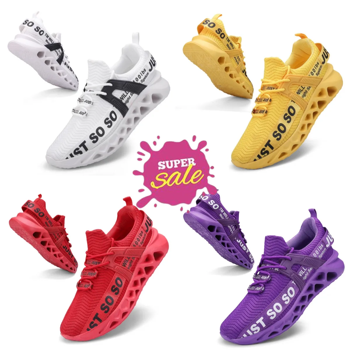 NUEVAS modas Zapatos de diseñador Blanco Negro Zapatos para correr Azul Verde Rosa Rojo Zapatos para hombres y mujeres Zapatillas de deporte Plataforma baja GAI Tamaño EUR 35-48