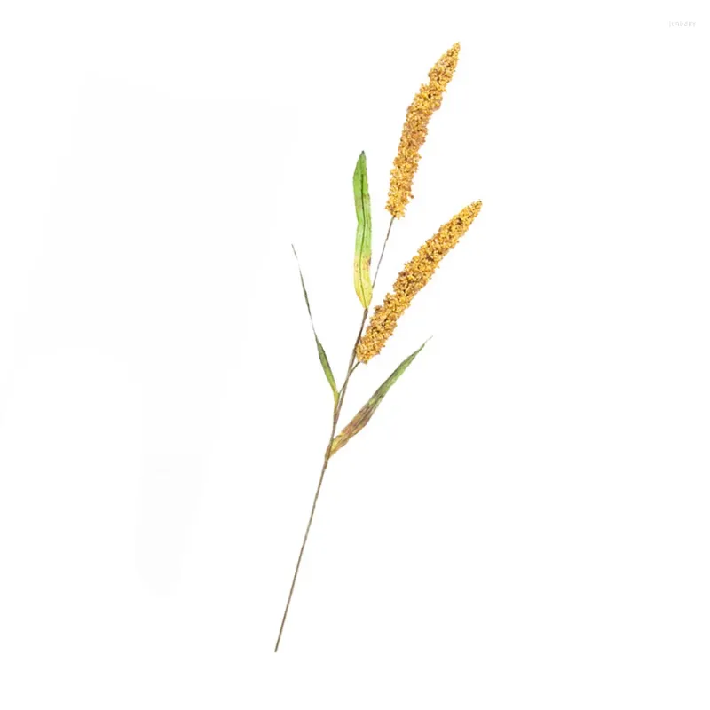 Decor Decorative Flowers Simulated Ears of Corn Dried Grasses Bundle Millet Household Artificial Plants Home ative