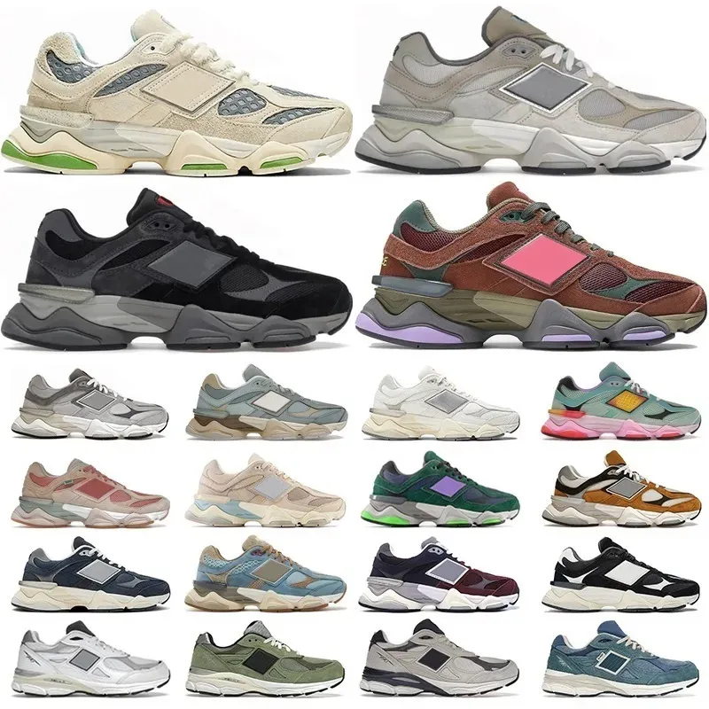 Klassisk herrdesigner män och kvinnor löparskor förpackning rosa oliv svart beige blå gulmoln grå hav salt blå dimma vita svarta män sneakers utomhus sneakers