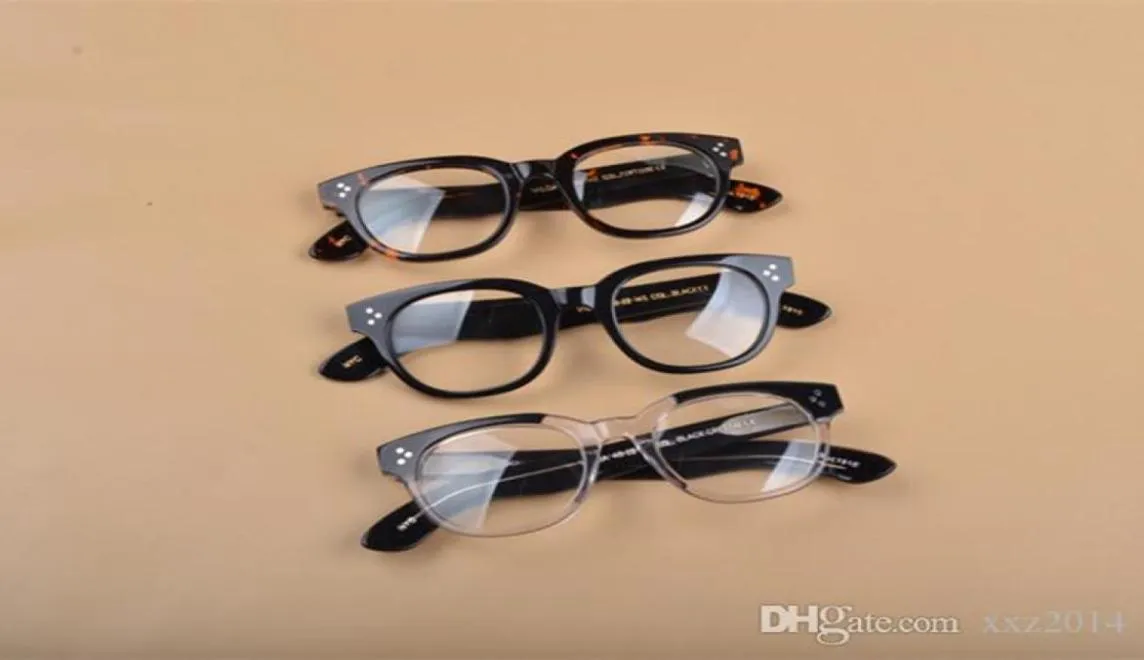 Mais recente armação de óculos Johnny Depp 4822145 qualidade Itália pureplank para óculos graduados armação de óculos de sol retrovintage fullse6009695