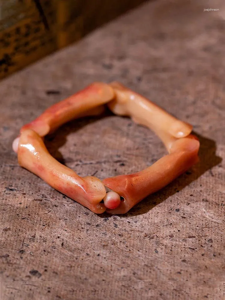 Ensemble de collier et boucles d'oreilles en os de sang naturel, Bracelet de fidélité pour femmes et hommes, perles de bouddha de Style ethnique