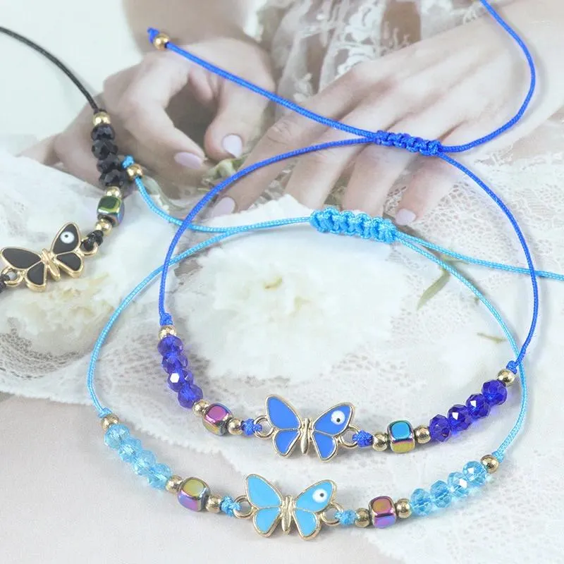 Butterfly Chain Friendship Bracelet Pattern Bohemian Butterfly