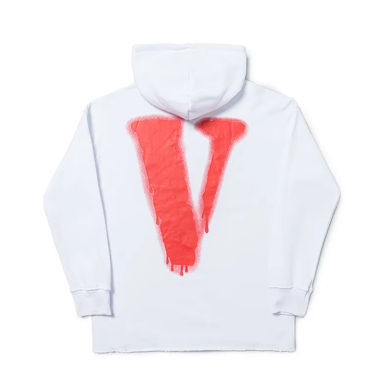 VLONE Sweat à capuche Nouveau coton Lycra tissu hommes et femmes réfléchissant lumineux à manches longues décontracté classique mode tendance hommes sweat à capuche taille américaine S-XL 6839