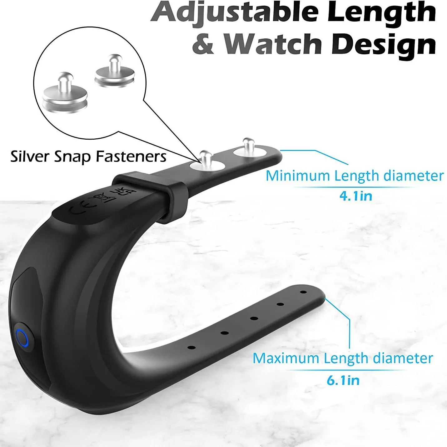Amortoy Vibrating Cock Ring Adjustable Silicone... From Infant, $23.33