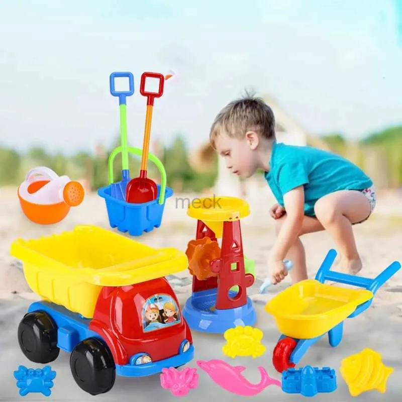 모래 놀이 워터 재미 새로운 어린이 해변 장난감 어린이 놀이 워터 장난감 샌드 박스 세트 키트 모래 버킷 샌드 버킷 토이 해변 놀이 모래 수상 게임 놀이 카트 240321