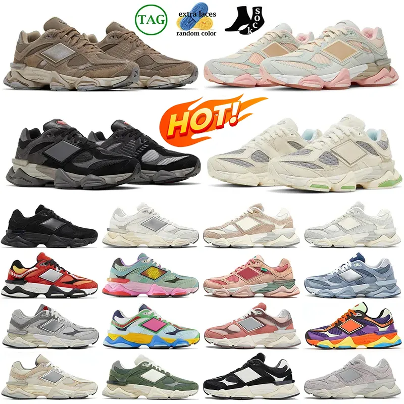 nouvelles chaussures de designer 9060 pour hommes femmes baskets briques bois triple noir Castlerock champignon sel de mer blanc rouge baby shower bleu hommes femmes baskets de sports de plein air