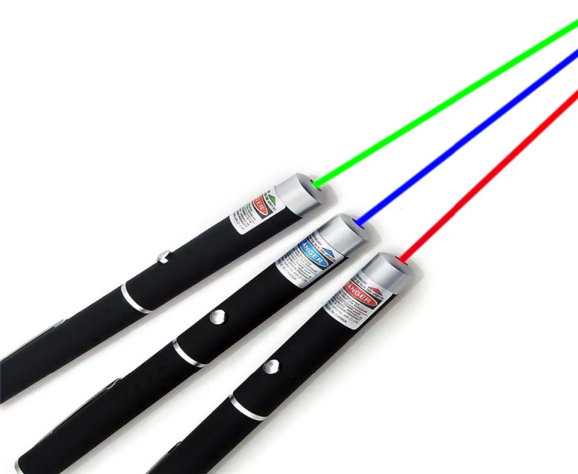 5mW 532nm vert rouge lumière laser stylo faisceau laser pointeur stylo pour montage SOS chasse de nuit enseignement cadeau de Noël Opp Package DHL 5203416