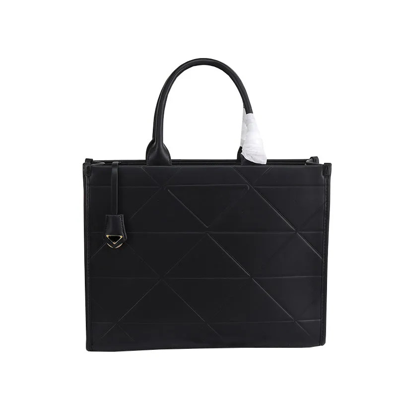 Luxury Designer Tote Bags for Women Bag Classic Black Leather Casual Totes Handbag Fashion Shopping Retro Hand Bags Outdoor Shoulder Purses Designer Woman Handbags