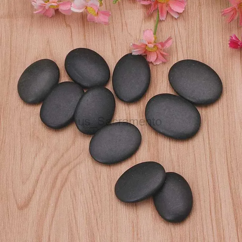 Face Massager 1 bit varmvattenterapi Rock Basalt Rock Beauty Stone Massage Lava Natural Stone 240321