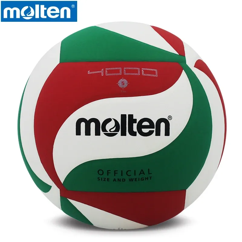 Volley-ball original fondu volley-ball v5M4000 nouvelle marque de haute qualité véritable matériau PU fondu taille officielle 5 volley-ball
