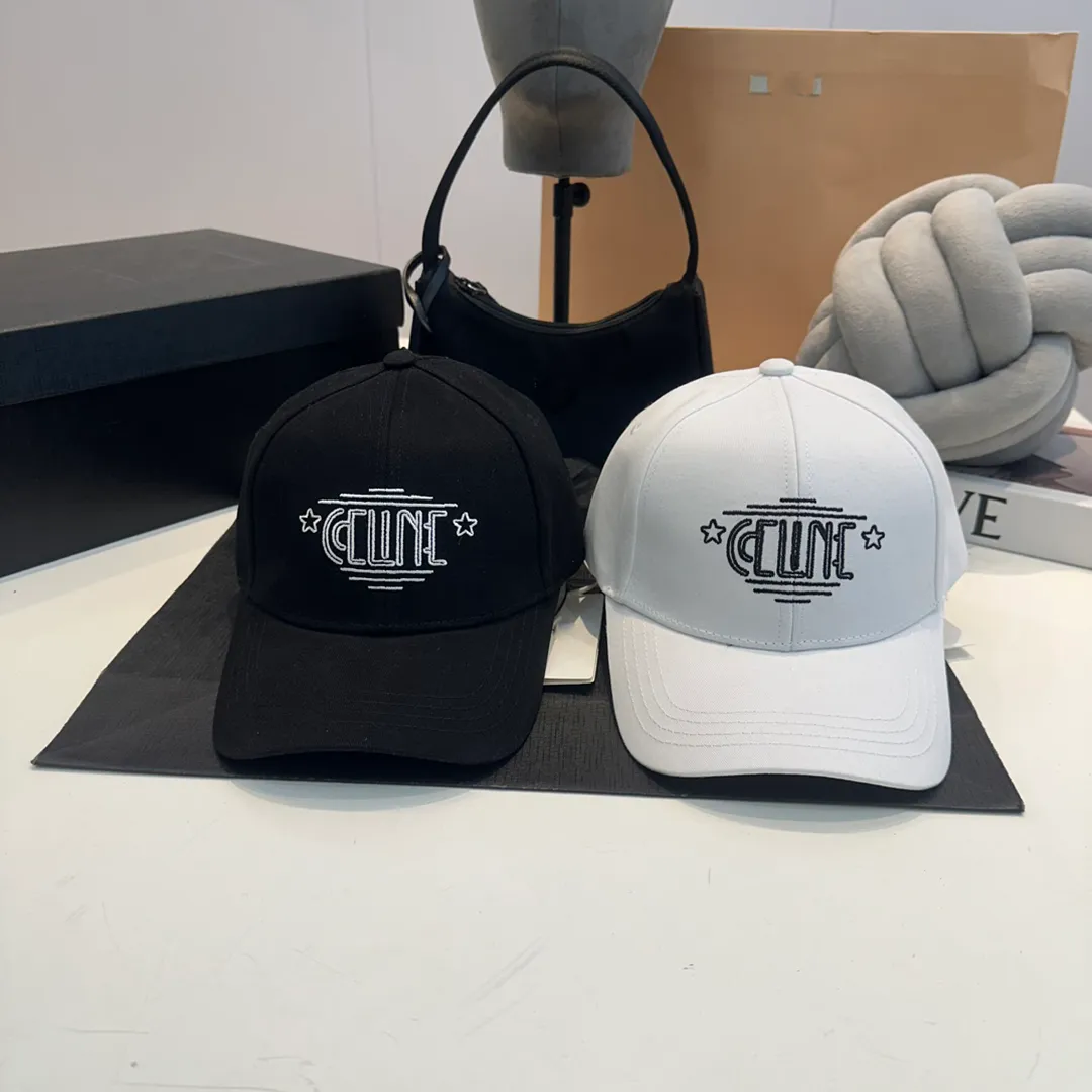 Brand Designer Cap High Quality Solid Color Letter Design Fashion